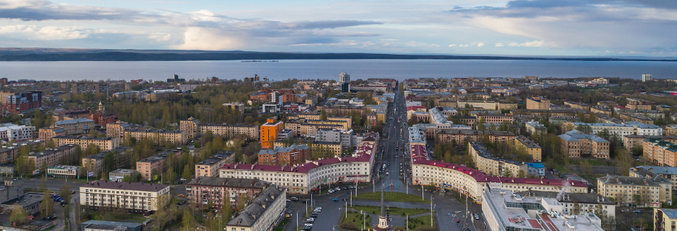 Petrozavodsk aerial view